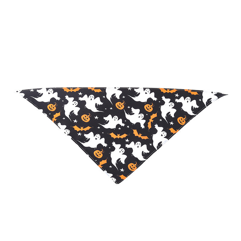 Halloween Dogs and Cats Pet Print Scarf - Discount Halloween City