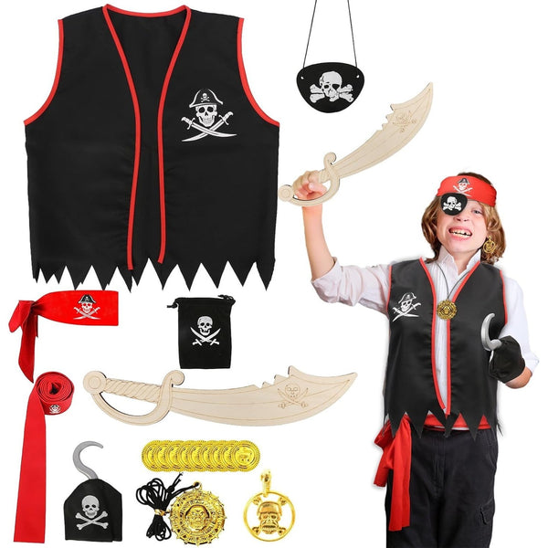 Set of 9 Pirate Costume