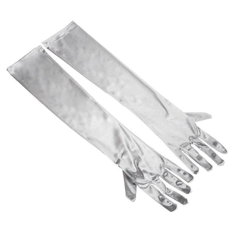 Women's Satin Stretch Gloves - alternate view 12