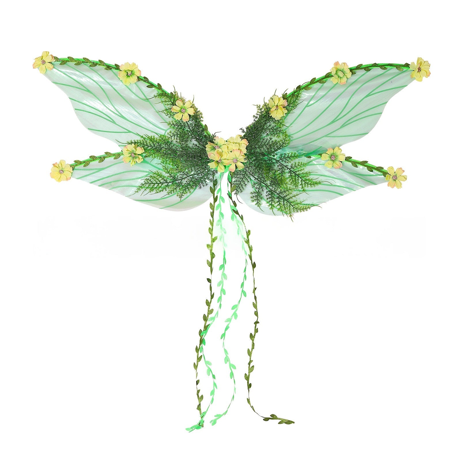 Green Cicada Wings Elf Costume for Halloween and Christmas - Discount Halloween City