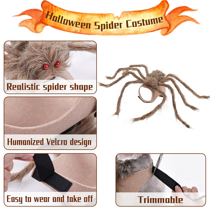 Halloween Pet Clothes Big Spider Pet Costume - Discount Halloween City