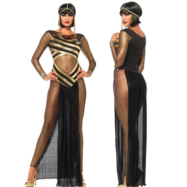 Halloween Greek Goddess Costume Ancient Cleopatra Uniform - Discount Halloween City