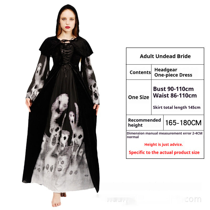 Halloween Costume Witch Vampire Dress-up Party | Indoor Decorations | Costumes - Decorations