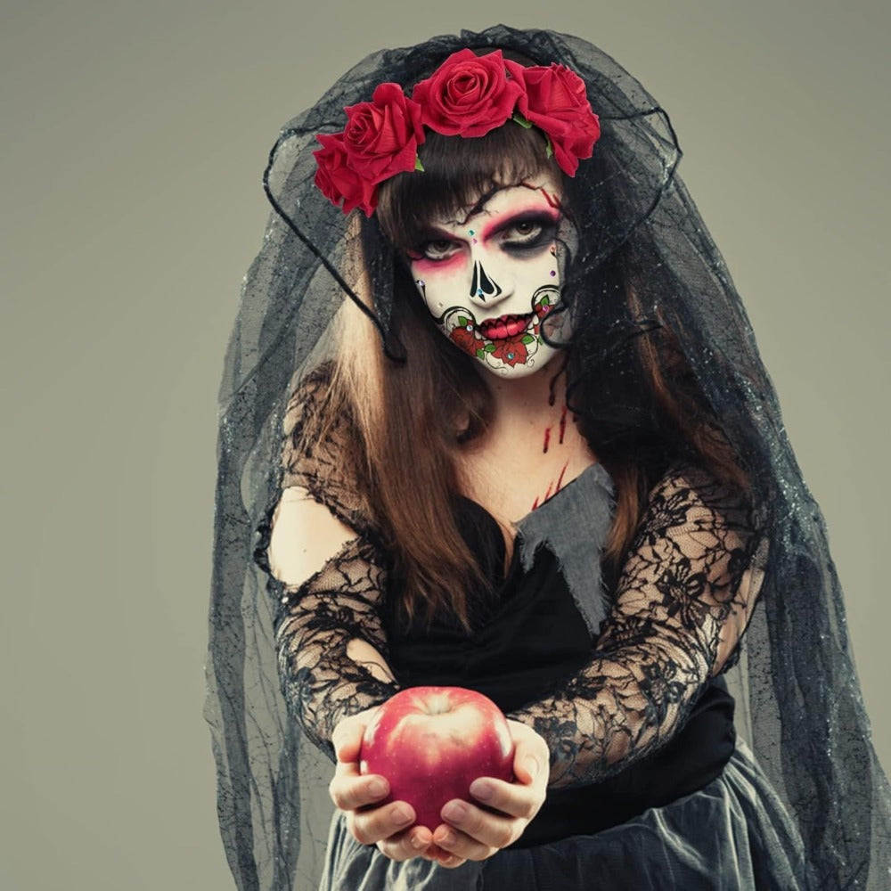 Day of the Dead Headband (1 Piece) - alternate view 3