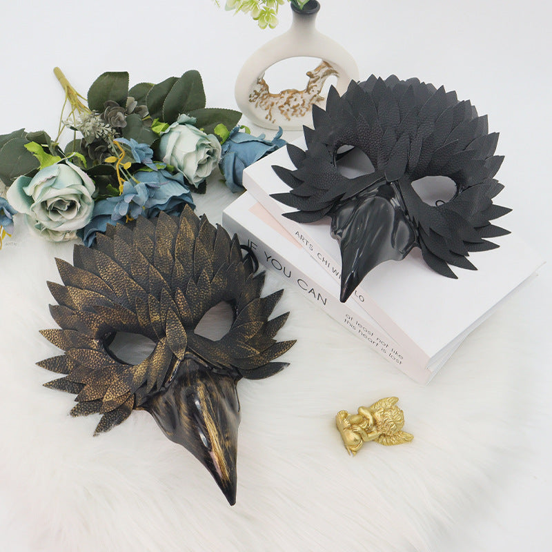 Halloween Delicate Bird Mouth Mask Masquerade - Discount Halloween City