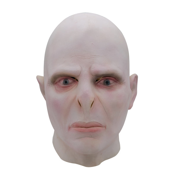 Dark Noseless Wizard Mask Halloween Latex Headgear Dress-up Props - Discount Halloween City