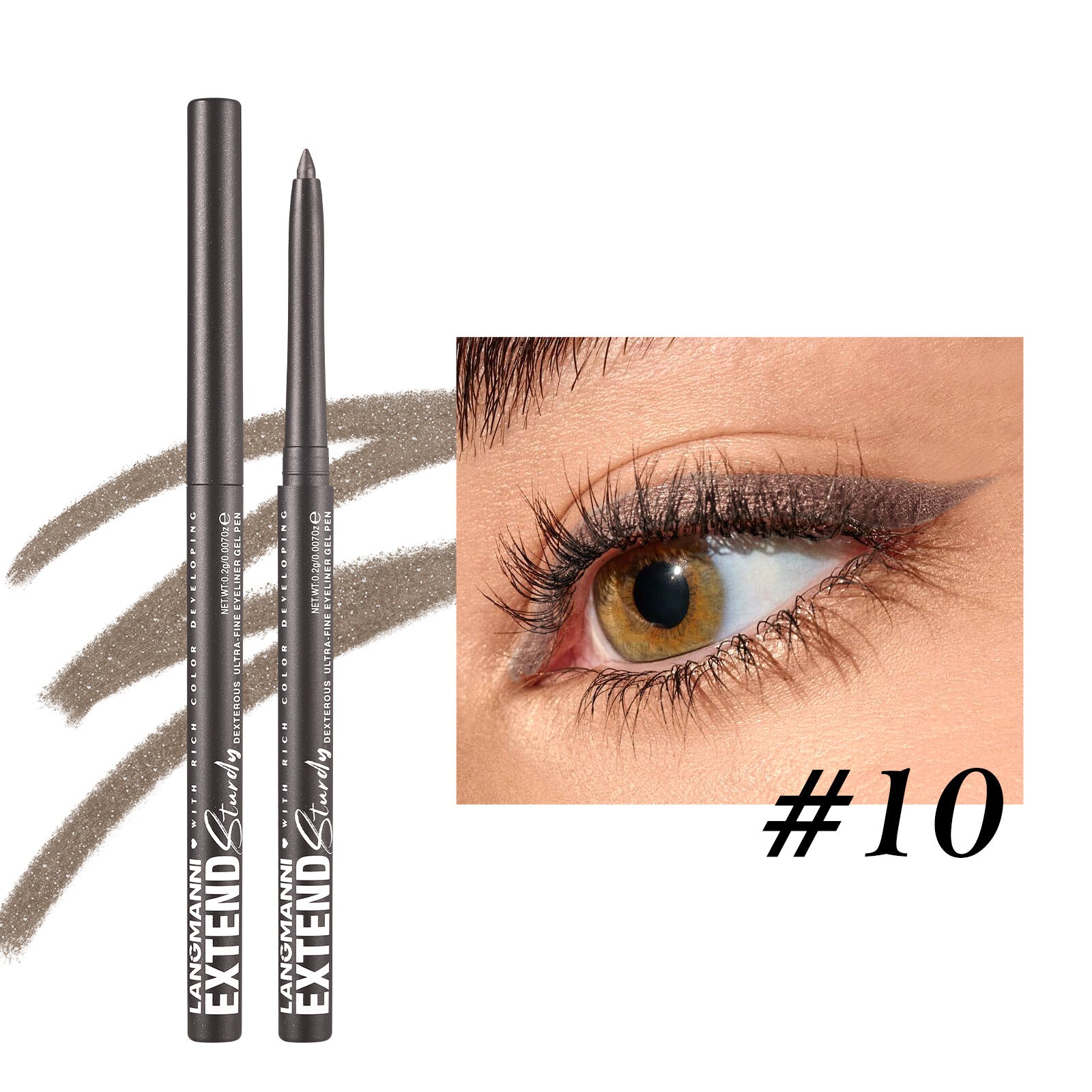 Colorful Gel Glitter Eyeliner Pencils Waterproof & Smudgeproof for Party, Halloween - Discount Halloween City