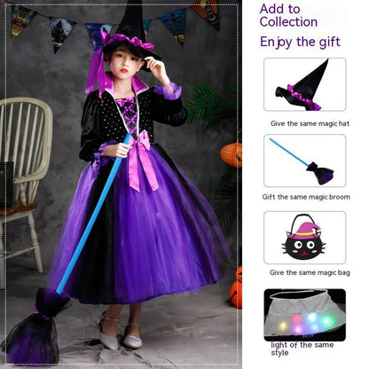Halloween Performance Costume Girls' Luminous Dress | Hats | Costumes - Accessories
