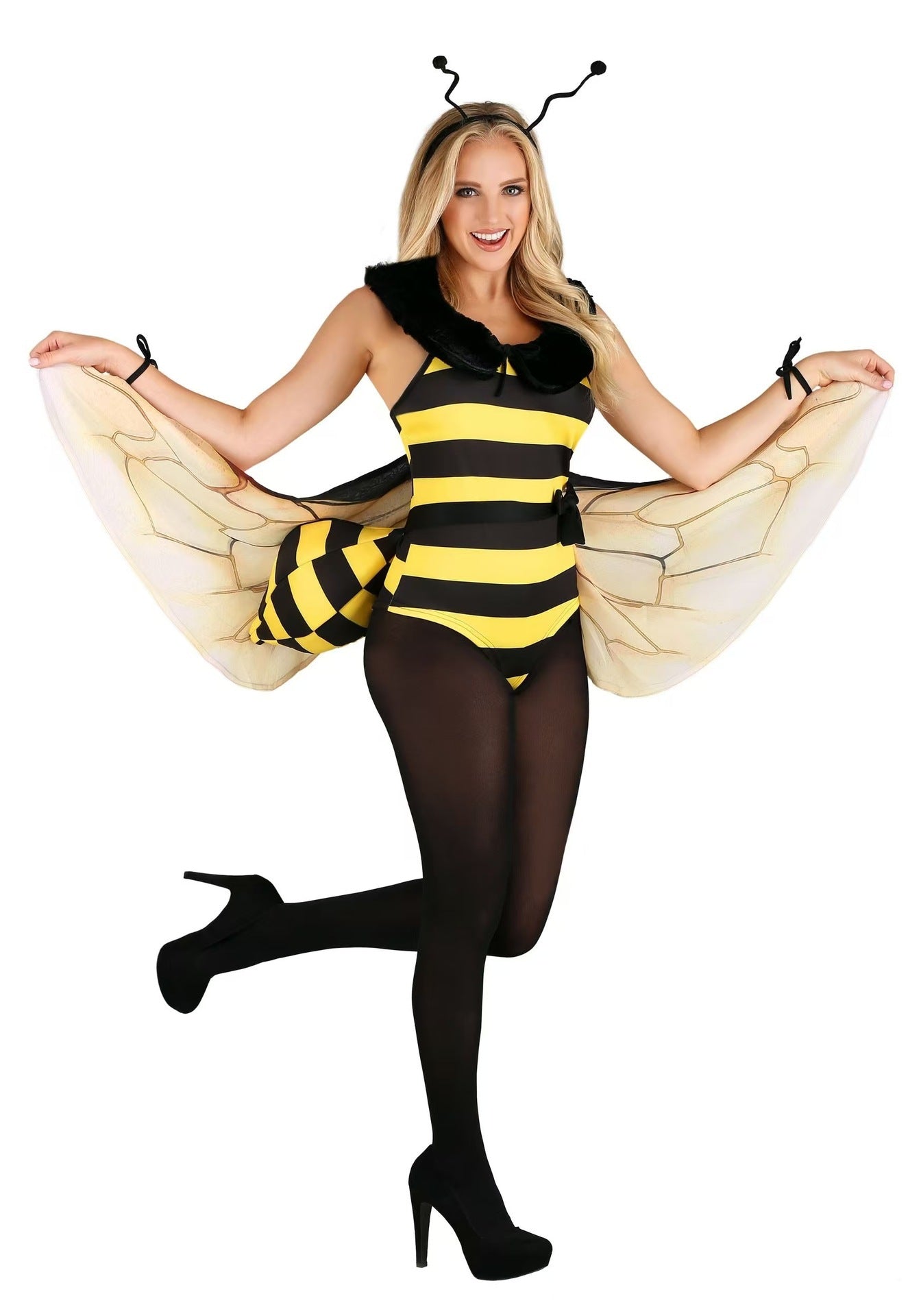 Women's Halloween Party Suit Bee Wings Costume - Discount Halloween City