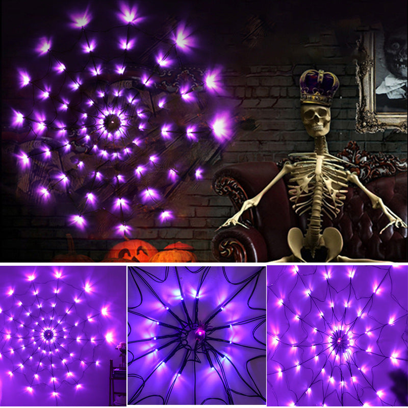 LED Spider Web Lights Decoration - alternate view 2