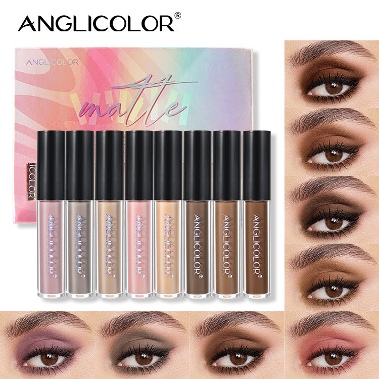Makeup Eyeshadow Matte 8-color Halloween Liquid - Discount Halloween City