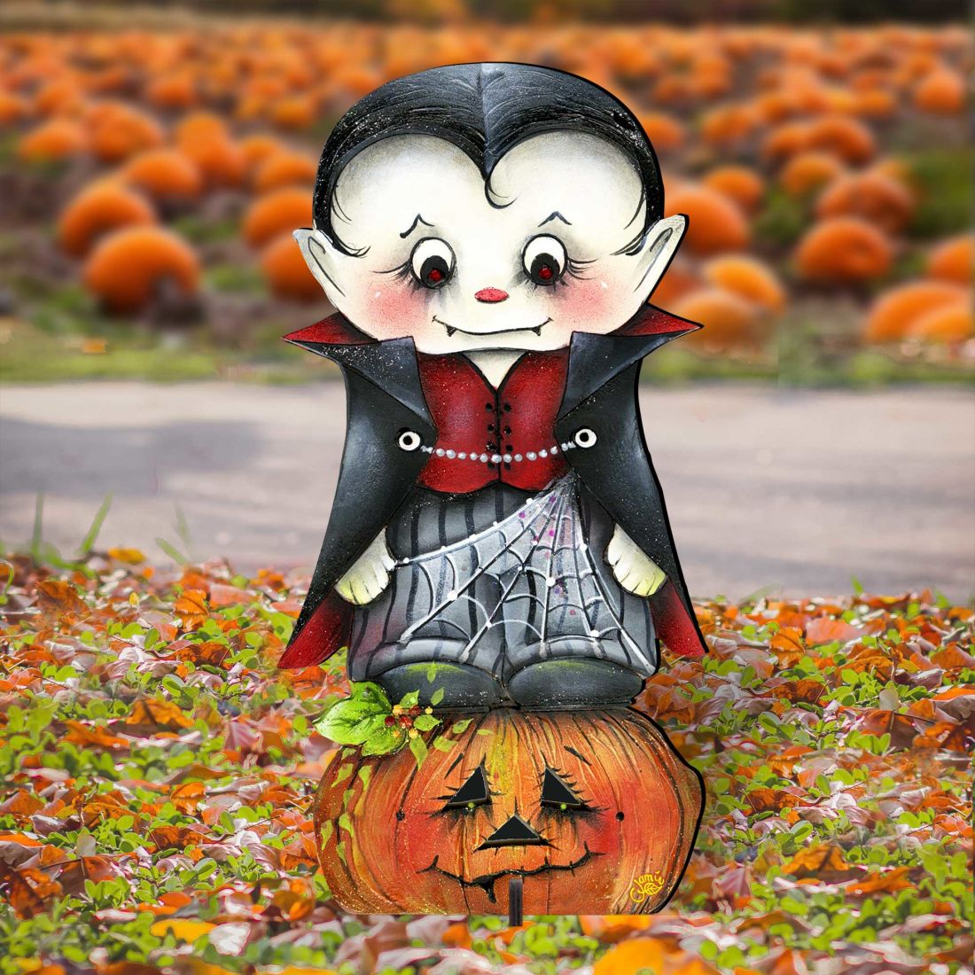 Dracula Halloween Outdoor Decor by Jamie Mills-Price - Thanksgiving Halloween Decor - 8457401F