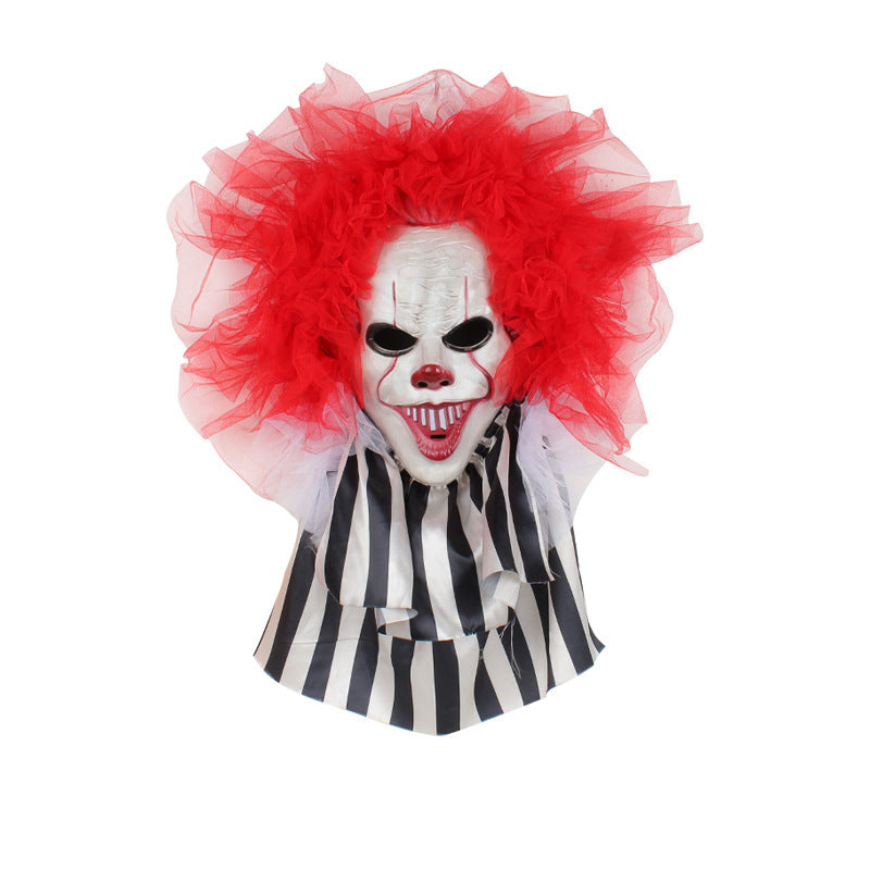 Halloween Horror Clown Wreath Door Hanging Wreath Decoration - Discount Halloween City