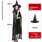 Style 1.4 Gold Cloak  Wizard hat