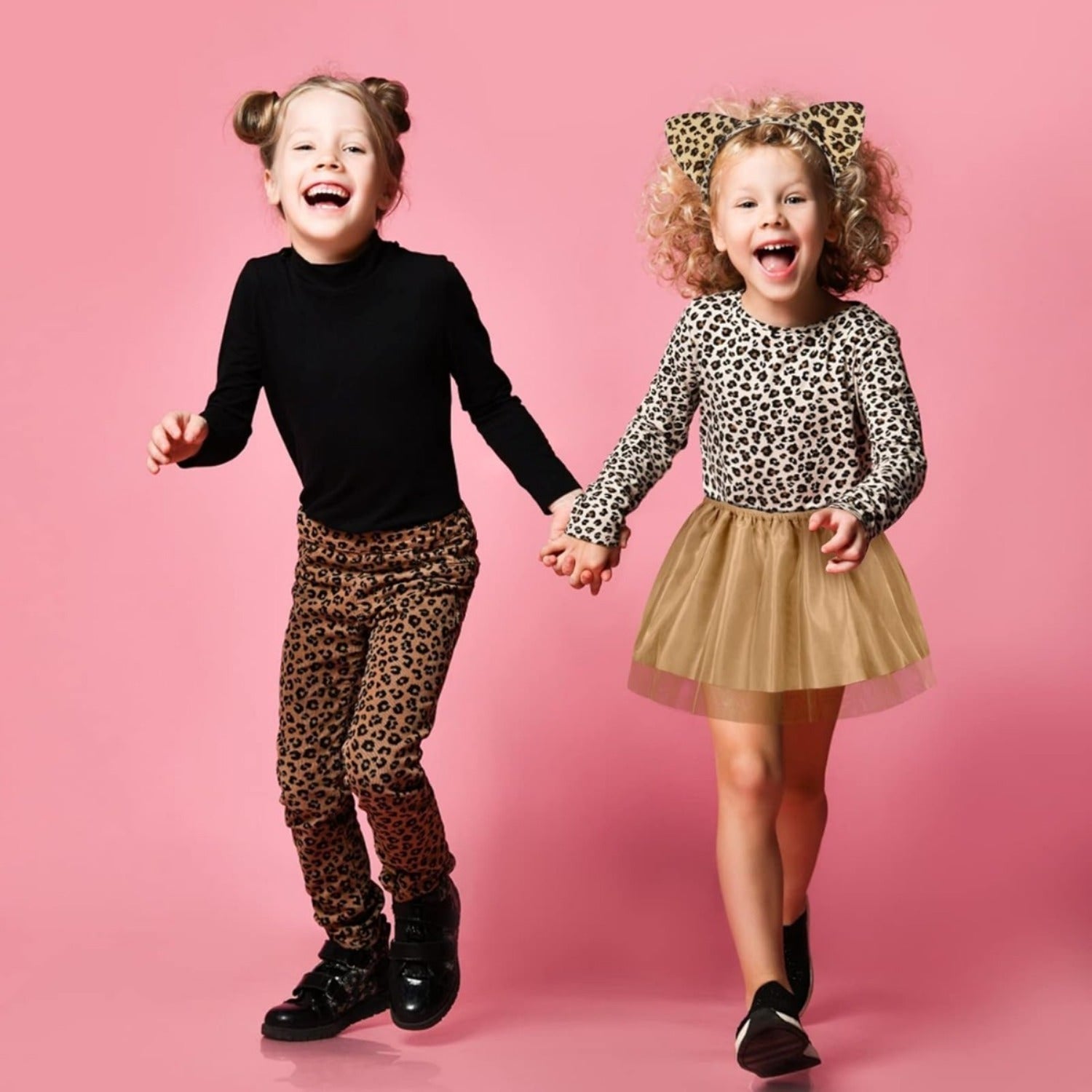 Set of 4 Leopard Headpiece with Leopard Costume - alternate view 4