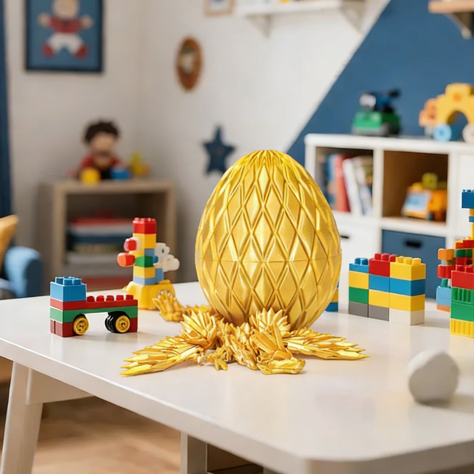 3d-printed Flying Dragon Egg - alternate view 5