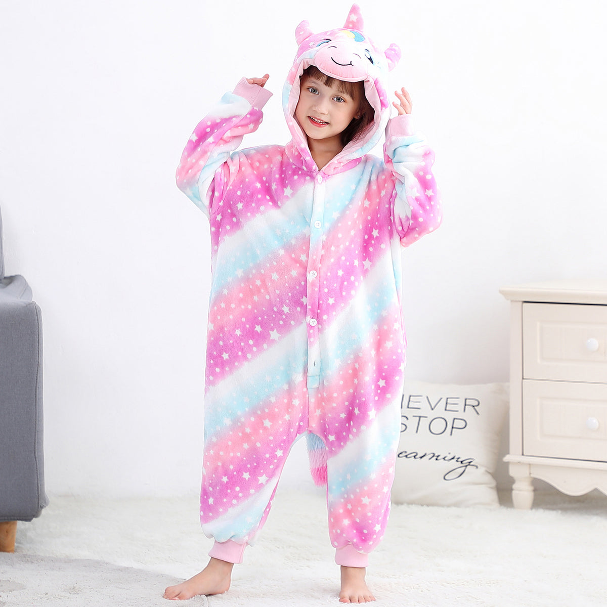 Older Kids Cartoon Animal Halloween Onesie Costume - product image 12