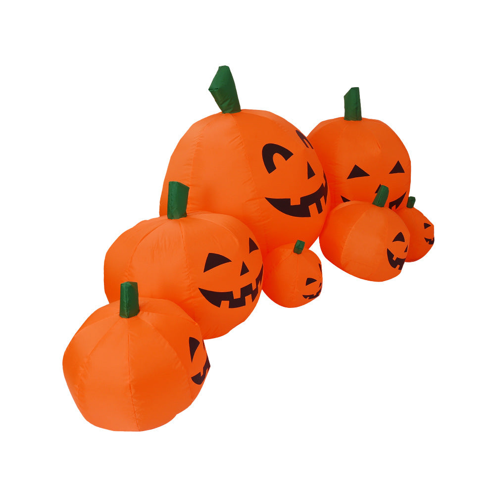 Halloween Inflatable Ghost with Pumpkin Slices Outdoor - product image 6