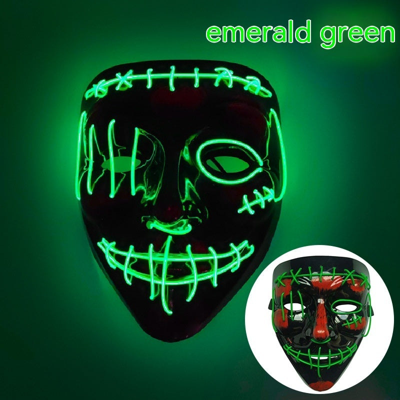 V-shaped Halloween Luminous Mask LED - Discount Halloween City
