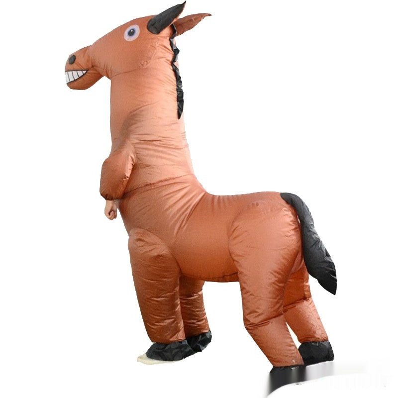 Active Horse Hippo Inflatable Clothing Halloween Funny Doll - Discount Halloween City