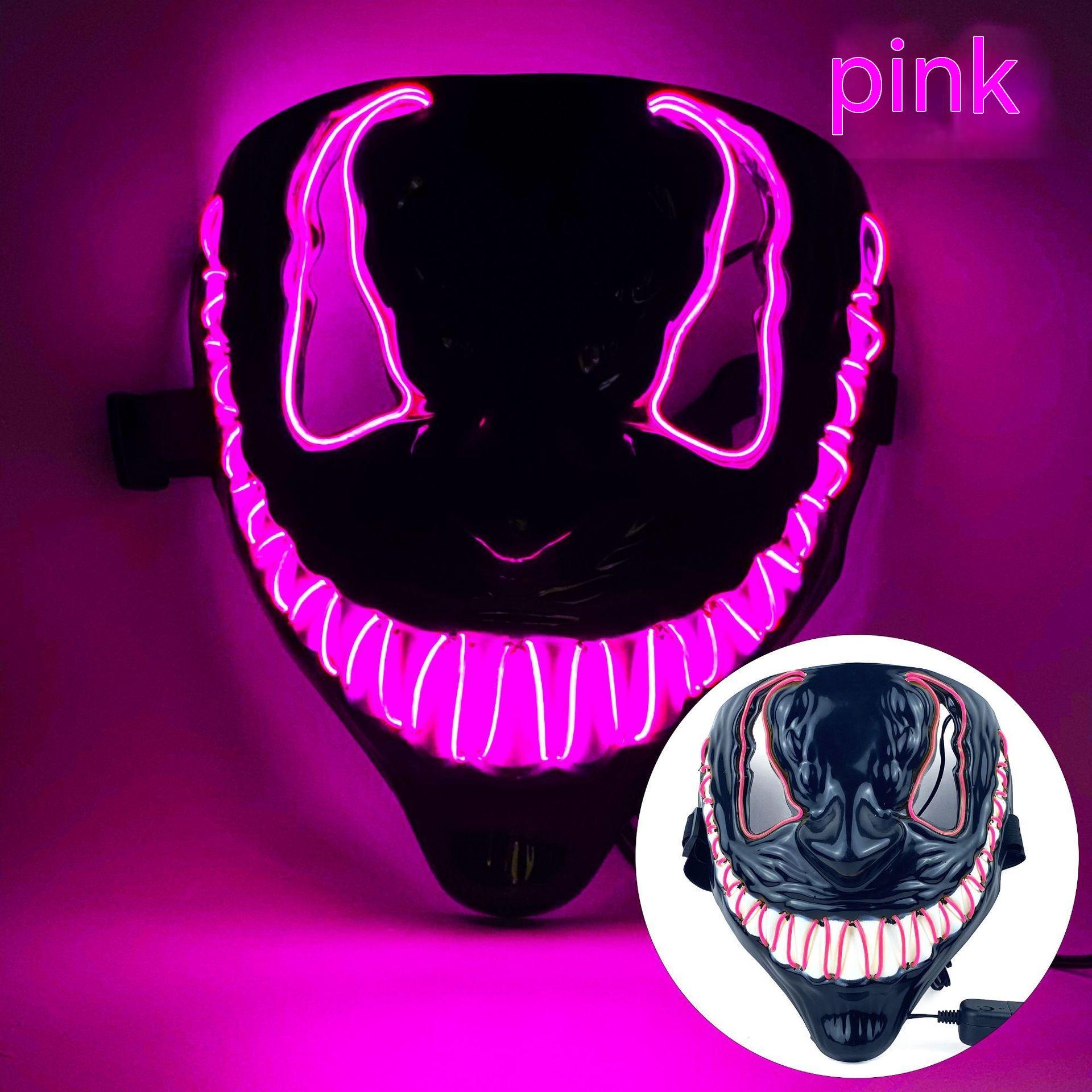 Halloween Horror LED Luminous Mask Dance Party - Discount Halloween City