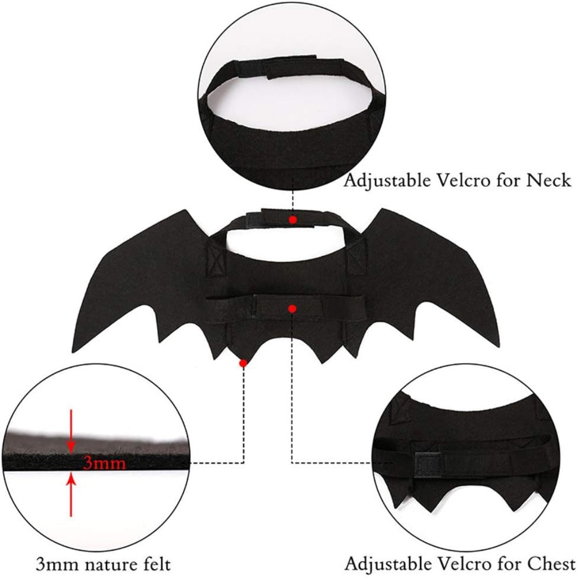 Pet Cat Bat Wings for Decoration - alternate view 4