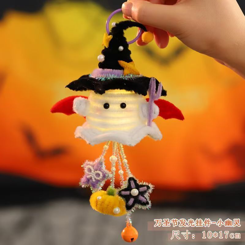 Glowing Pumpkin Pendant Halloween Craft Kit - product image 9