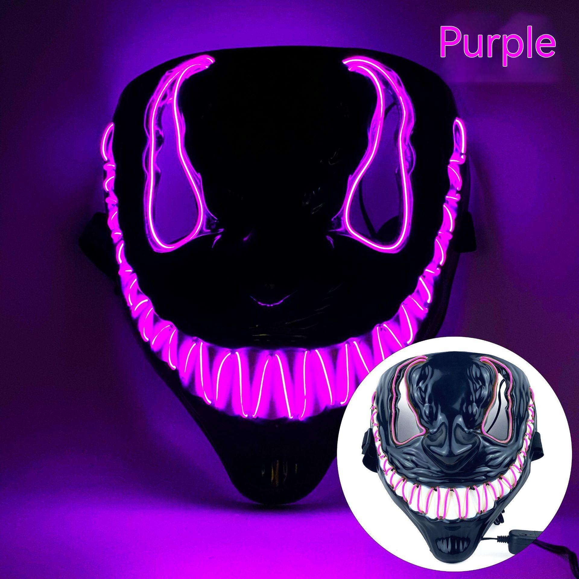 Halloween Horror LED Luminous Mask Dance Party - Discount Halloween City