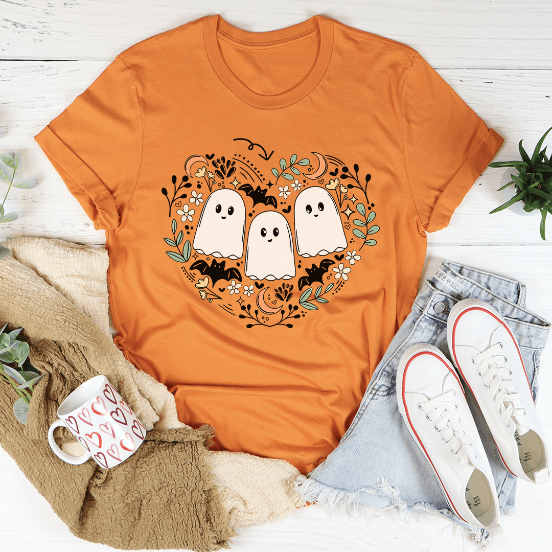 Ghost Halloween Bookish Tee