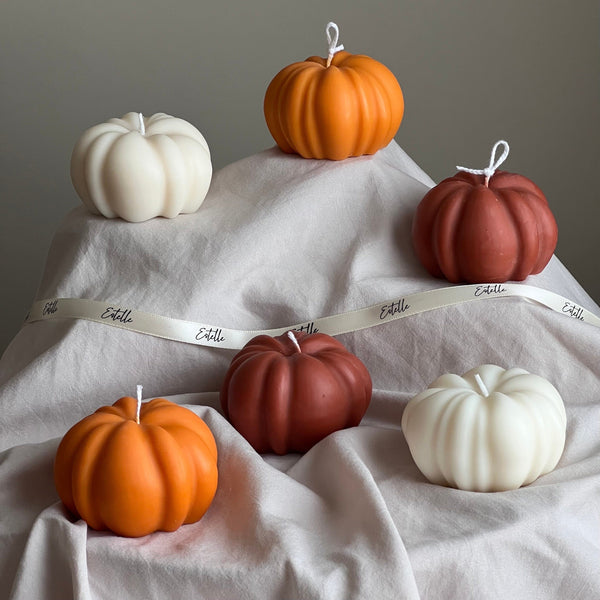 Handmade Autumn Pumpkin Soy Candle