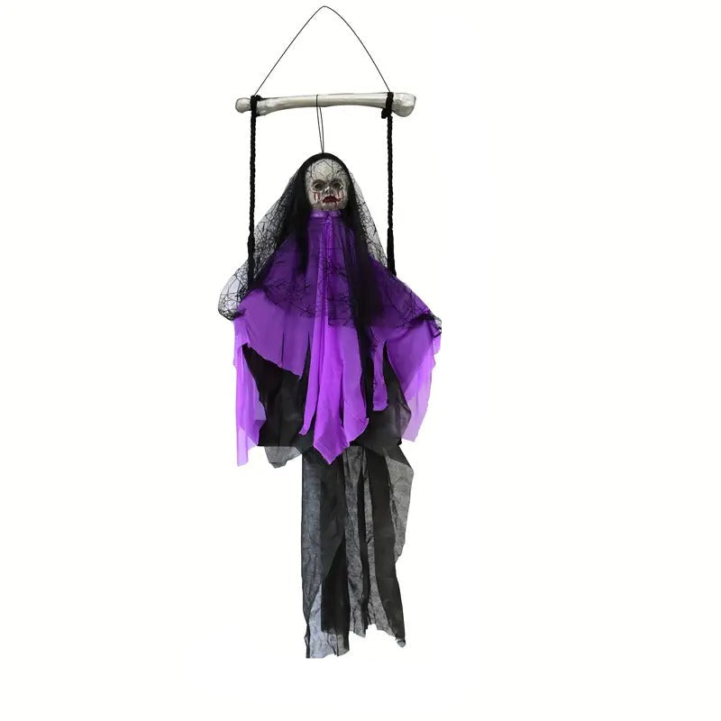 Halloween Hanging Ghost Swing Decoration