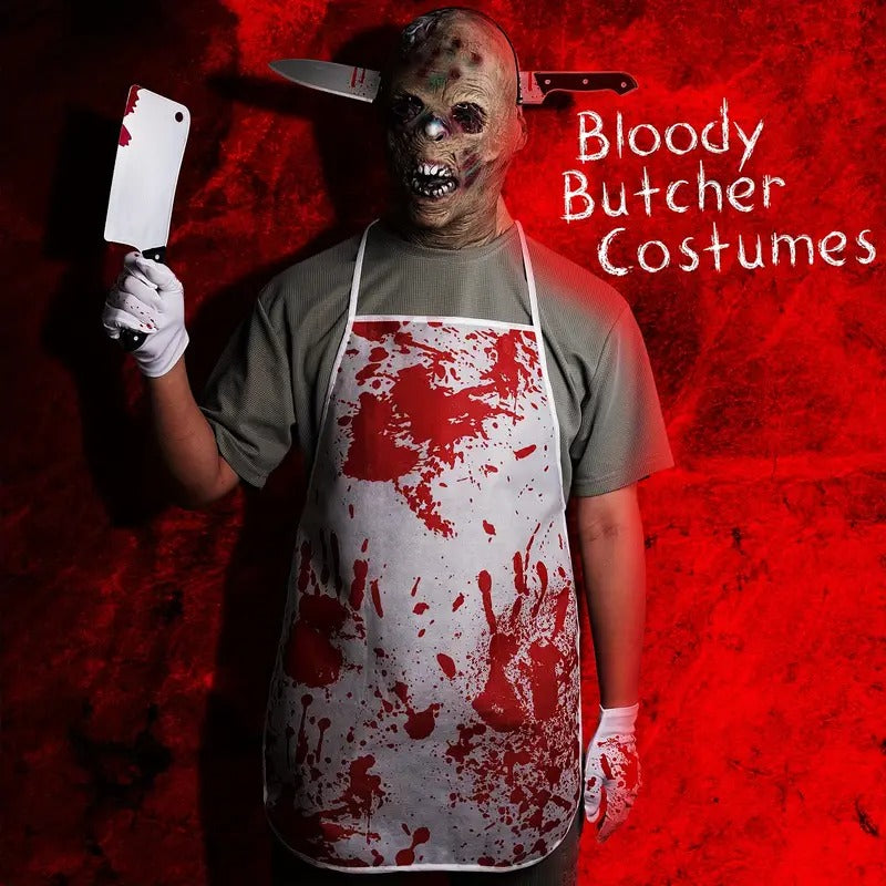 Halloween Bloody Butcher Costume Set (35pcs)-2