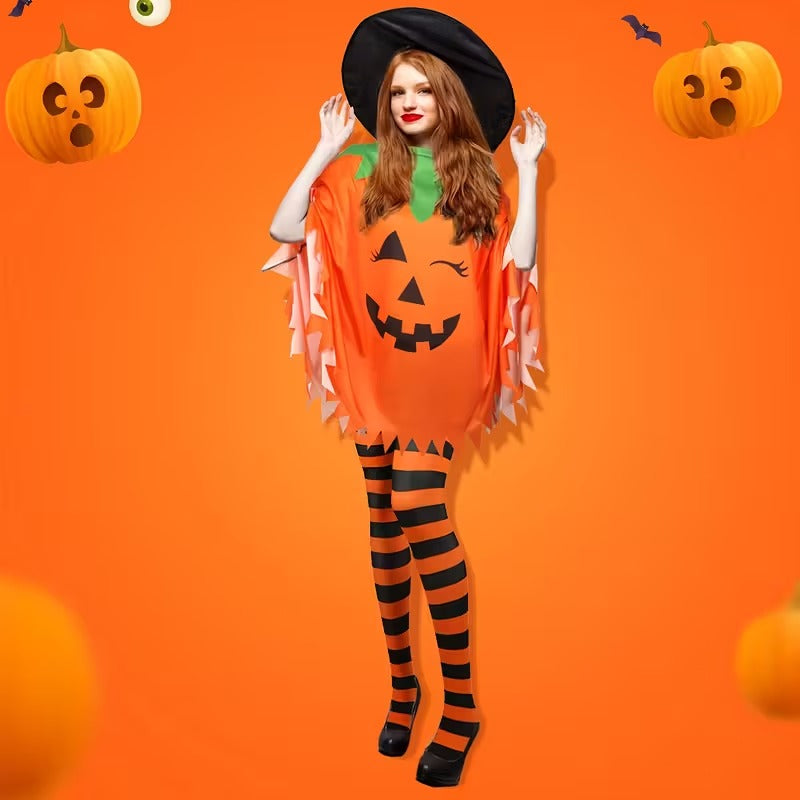 Halloween Pumpkin Costume Set for Women-2