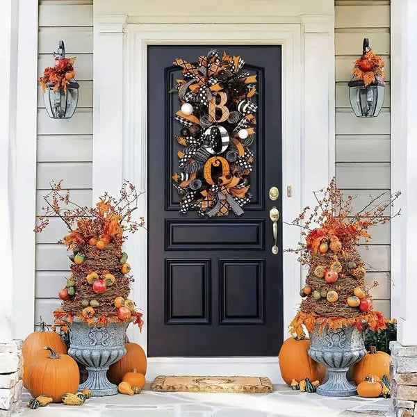 Halloween BOO Garland Pumpkin Haunted House