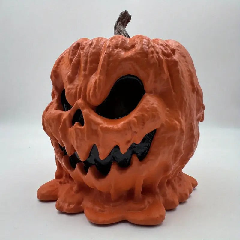 Halloween Pumpkin Candy Bowl Resin Decor
