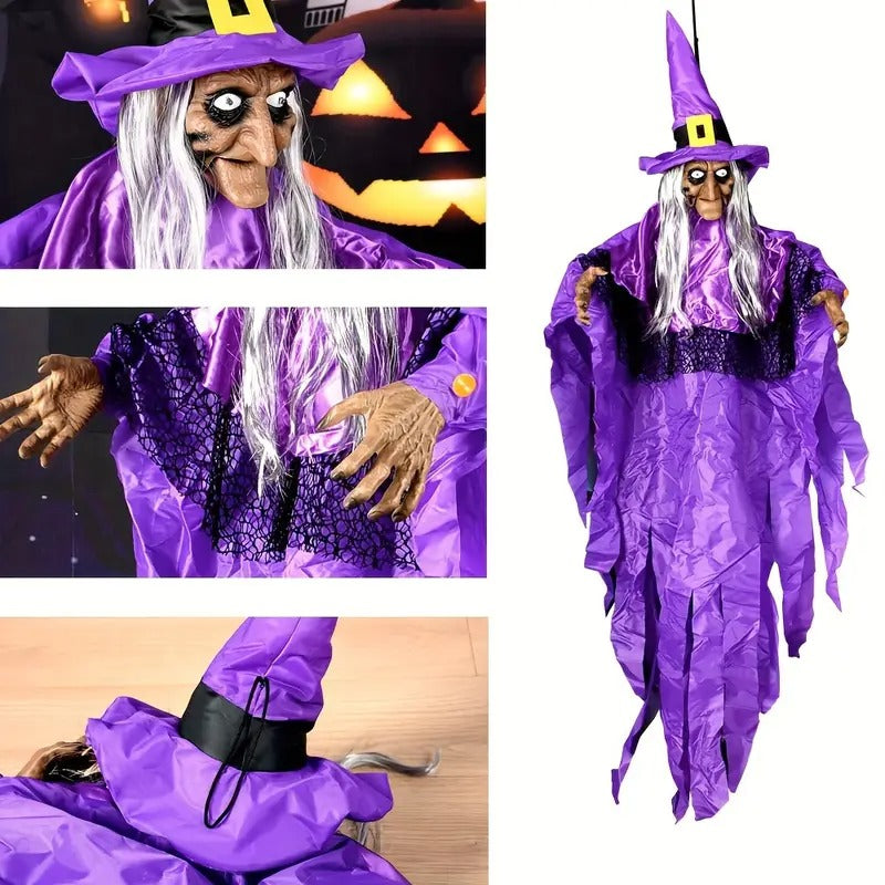 Spooky Witch Hanging Halloween Decoration