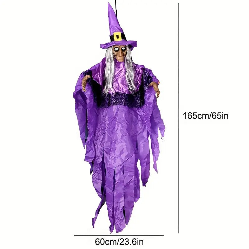 Spooky Witch Hanging Halloween Decoration