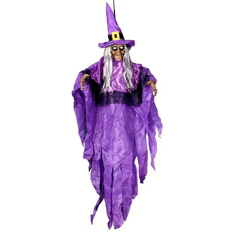 Spooky Witch Hanging Halloween Decoration