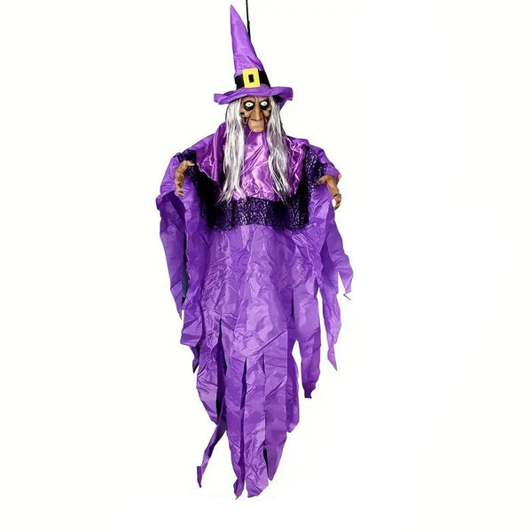 Spooky Witch Hanging Halloween Decoration