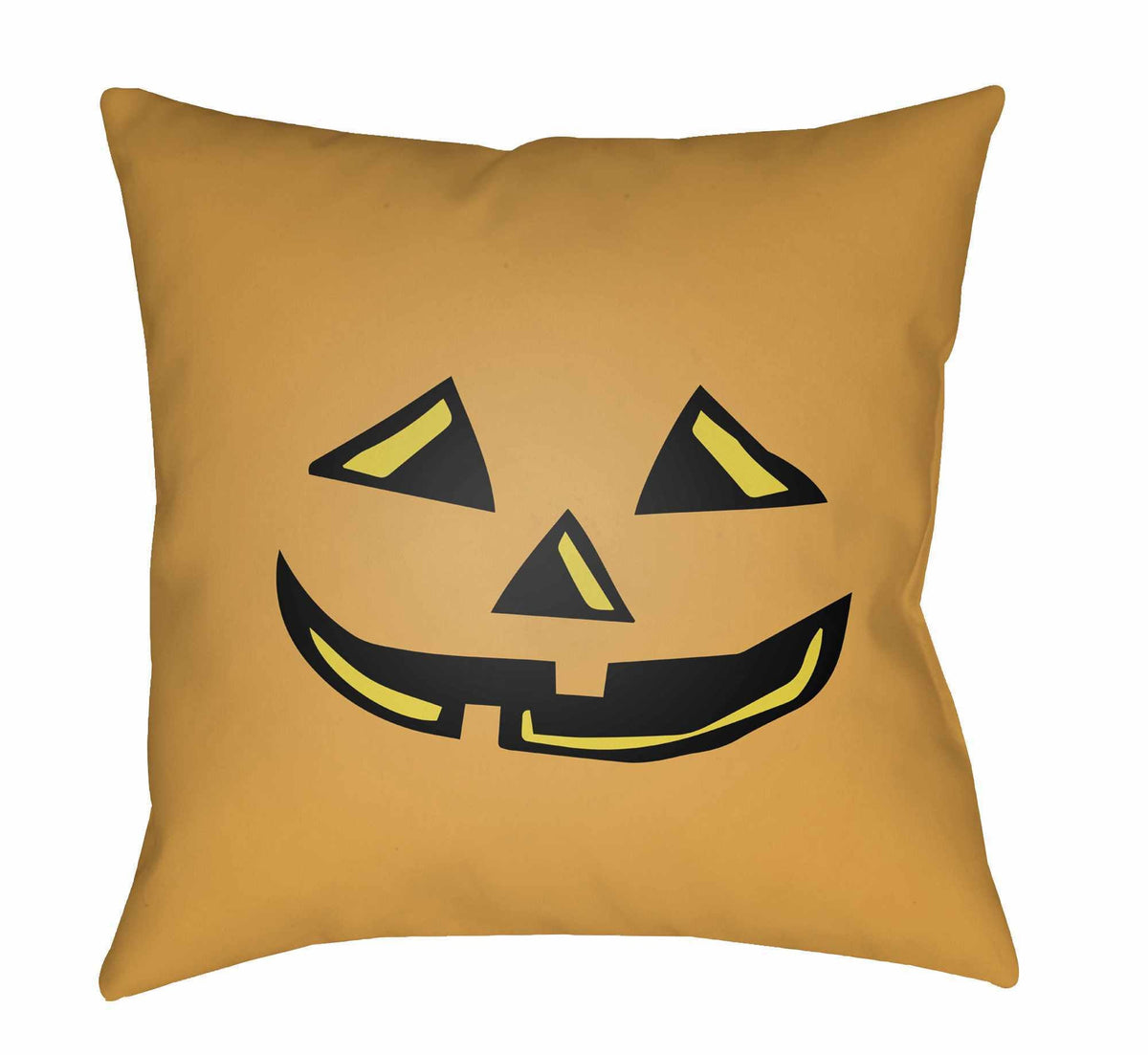 Halloween Pumpkin Orange Outdoor Throw Pillow